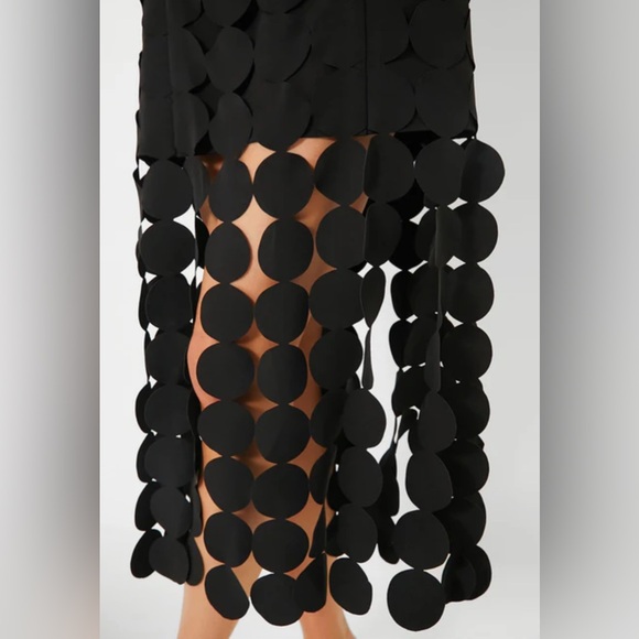 Tuckernuck Hyacinth House Black Multi Circle Mercedes Midi Dress XS NWT - Picture 5 of 6